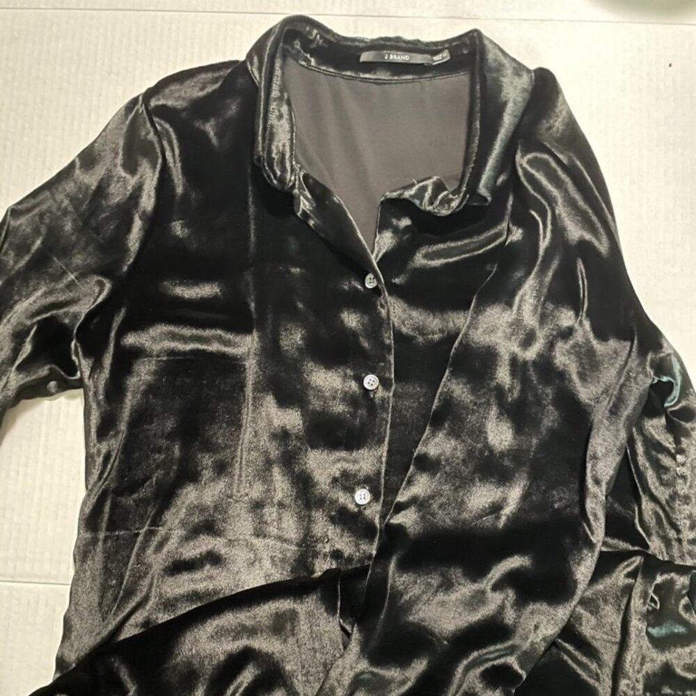 J Brand Velvet Black Top